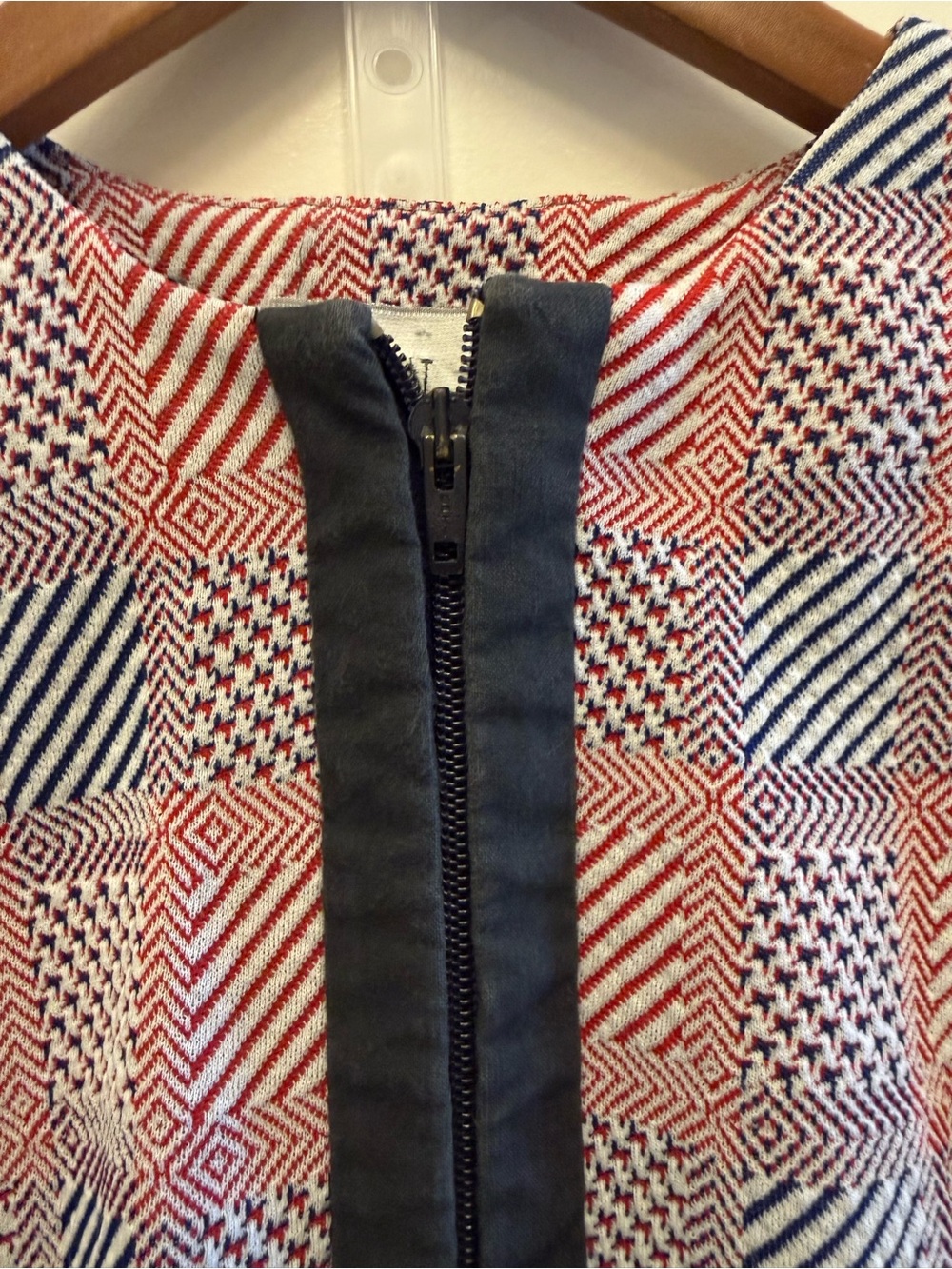 Vtg 60s 70s WORLD Knits 2 Pc Vest & Pants Suit Set Patchwork Mod Flared Sz 12 - Picture 15 of 15